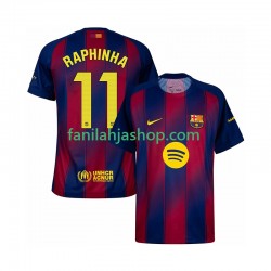 FC Barcelona Pelipaidat Raphinha 11 Kotipelipaita 2025-2026 Lyhythihainen ,Miehet