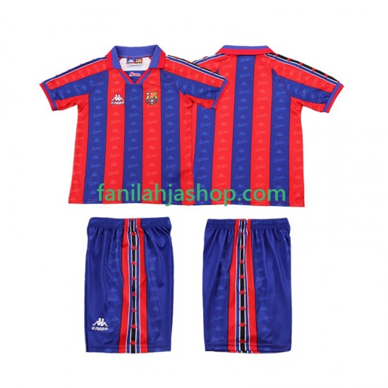 FC Barcelona Pelipaidat 1996 1997 Retro Kotipelipaita Lyhythihainen ,Lapset