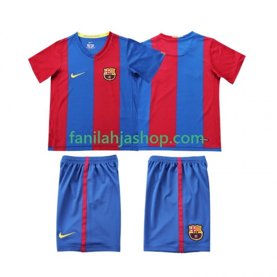 FC Barcelona Pelipaidat 2007 Retro Kotipelipaita 2006 Lyhythihainen ,Lapset