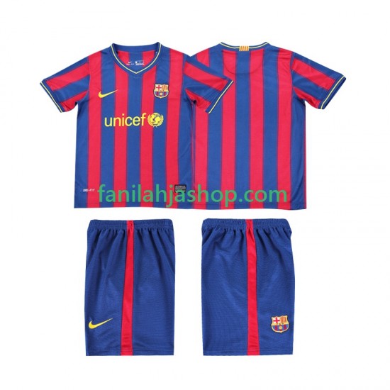 FC Barcelona Pelipaidat 2009 Retro Kotipelipaita 2010 Lyhythihainen ,Lapset
