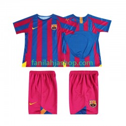 FC Barcelona Pelipaidat Champions League 2005 Retro Kotipelipaita 2006 Lyhythihainen ,Lapset