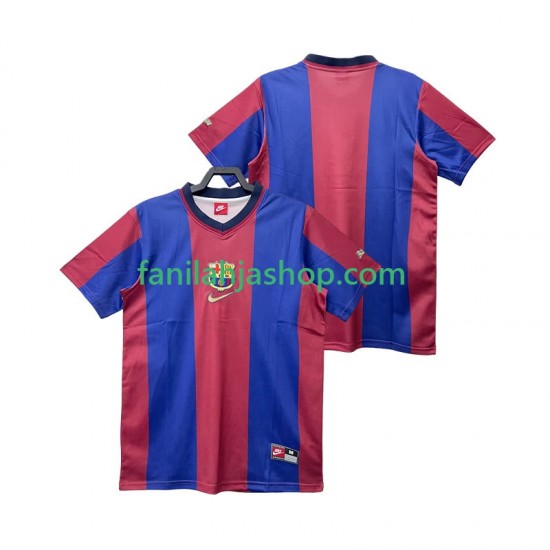 FC Barcelona Pelipaidat Retro Kotipelipaita 1998 1999 Lyhythihainen ,Miehet