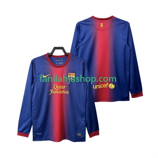 FC Barcelona Pelipaidat 2012 2013 Retro Kotipelipaita Pitkähihainen ,Miehet