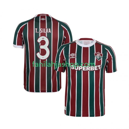 Fluminense Pelipaidat Thiago Silva 3 Kotipelipaita 2025-2026 Lyhythihainen ,Miehet