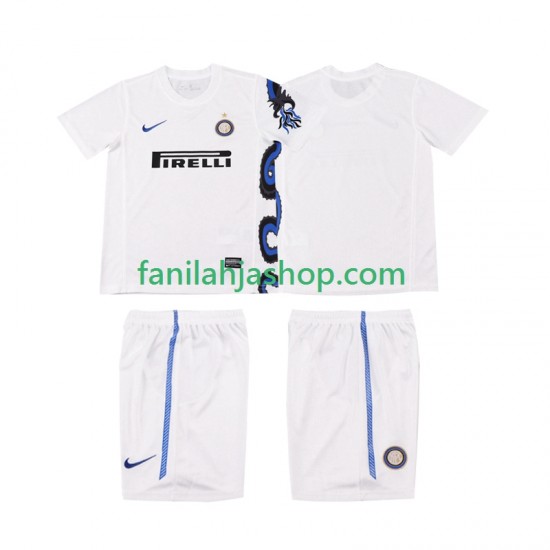 Inter Milan Pelipaidat Retro Vieraspelipaita 2011 2010 Lyhythihainen ,Lapset