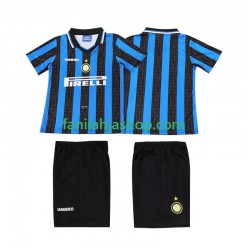 Inter Milan Pelipaidat 1997 Retro Kotipelipaita 1998 Lyhythihainen ,Lapset