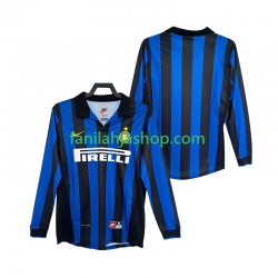 Inter Milan Pelipaidat Retro Kotipelipaita 1998 1999 Pitkähihainen ,Miehet