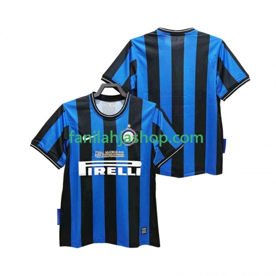 Inter Milan Pelipaidat 2009 Retro Kotipelipaita 2010 Lyhythihainen ,Miehet
