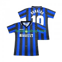Inter Milan Pelipaidat Ronaldo 10 1997 Retro Kotipelipaita 1998 Lyhythihainen ,Miehet