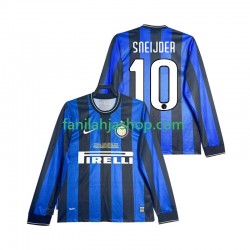 Inter Milan Pelipaidat SNEIJDER 10 2009 Retro Kotipelipaita 2010 Pitkähihainen ,Miehet