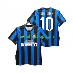 Inter Milan Pelipaidat SNEIJDER 10 2009 Retro Kotipelipaita 2010 Lyhythihainen ,Miehet