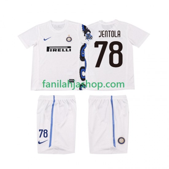 Inter Milan Pelipaidat VENTOLA 78 Retro Vieraspelipaita 2011 2010 Lyhythihainen ,Lapset