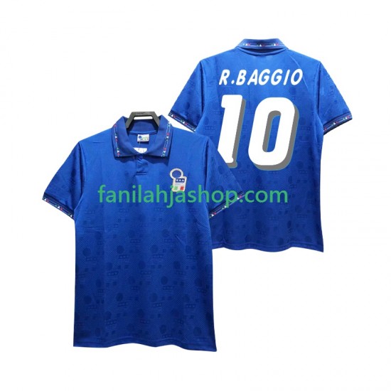 Italia Pelipaidat Roberto Baggio 10 Retro Kotipelipaita 1994 Lyhythihainen ,Miehet