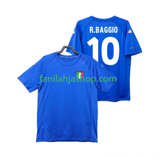 Italia Pelipaidat Roberto Baggio 10 2000 Retro Kotipelipaita Lyhythihainen ,Miehet