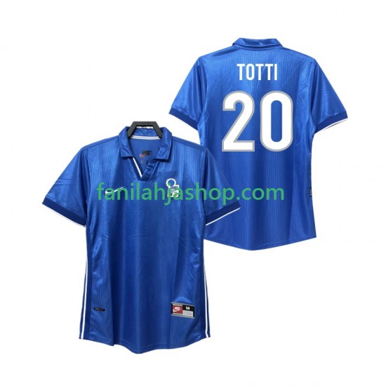 Italia Pelipaidat Totti 20 Retro Kotipelipaita 1998 Lyhythihainen ,Miehet