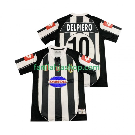 Juventus Pelipaidat DEL PIERO 10 2003 Retro Kotipelipaita 2002 Lyhythihainen ,Miehet