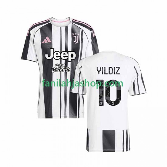 Juventus Pelipaidat Kenan Yildiz 10 Kotipelipaita 2025-2026 Lyhythihainen ,Miehet