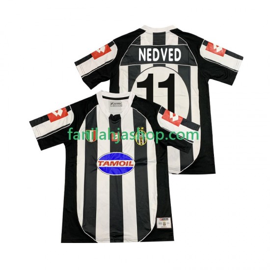 Juventus Pelipaidat NEDVED 11 2003 Retro Kotipelipaita 2002 Lyhythihainen ,Miehet