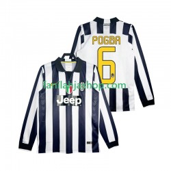 Juventus Pelipaidat Pogba 6 2014 2015 Retro Kotipelipaita Pitkähihainen ,Miehet