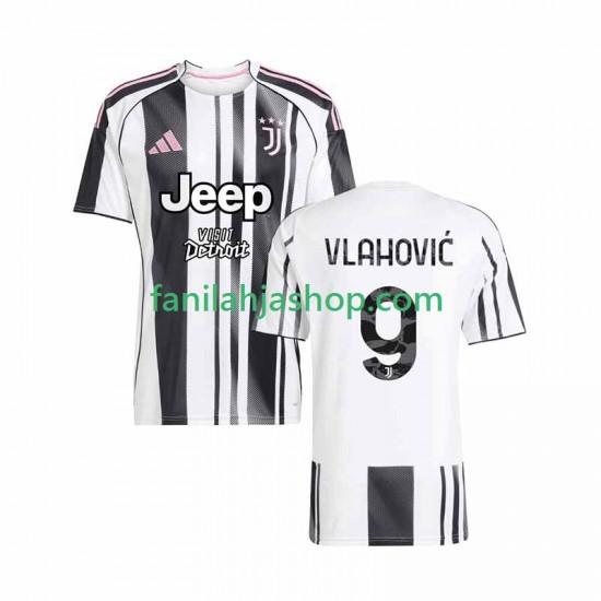 Juventus Pelipaidat Vlahovic 9 Kotipelipaita 2025-2026 Lyhythihainen ,Miehet