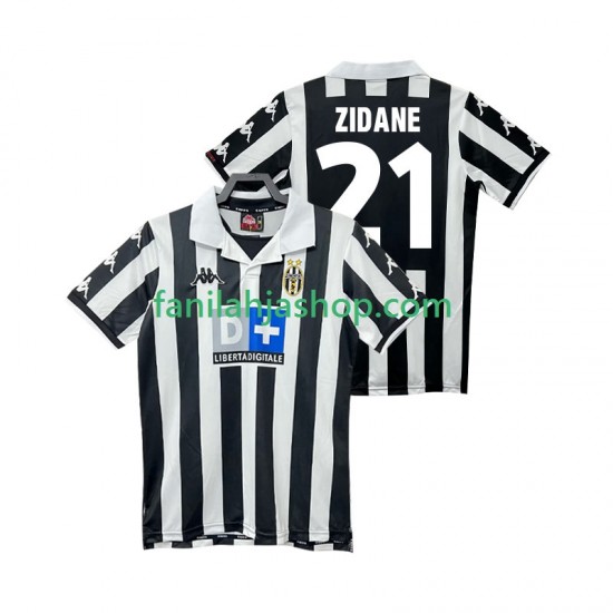 Juventus Pelipaidat ZIDANE 21 2000 Retro Kotipelipaita 1999 Lyhythihainen ,Miehet