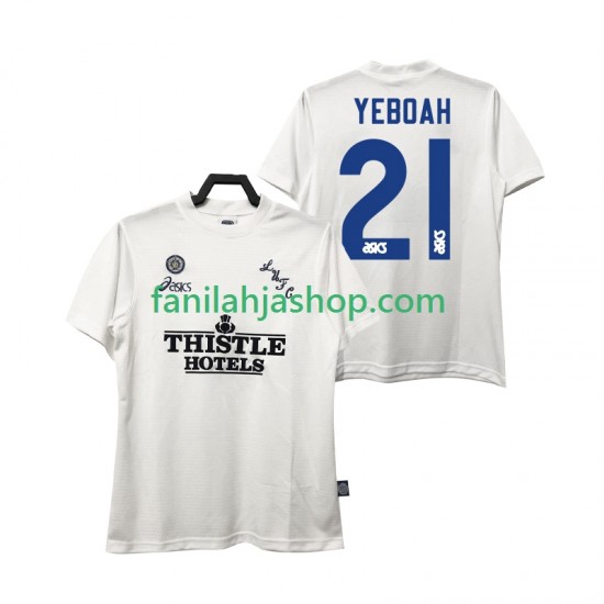 Leeds United Pelipaidat YEBOAH 21 1995 1996 Retro Kotipelipaita Lyhythihainen ,Miehet