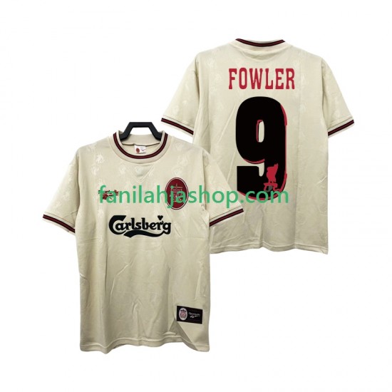 Liverpool Pelipaidat FOWLER 9 1996 1997 Retro Vieraspelipaita Lyhythihainen ,Miehet