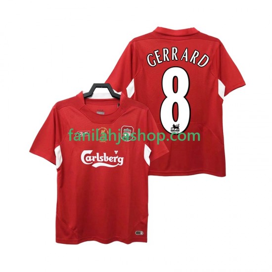 Liverpool Pelipaidat GERRARD 8 2005 Retro Kotipelipaita 2004 Lyhythihainen ,Miehet