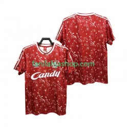 Liverpool Pelipaidat 1989 1991 Retro Kotipelipaita Lyhythihainen ,Miehet