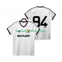 Manchester United Pelipaidat 94 1983 1984 Retro Vieraspelipaita Lyhythihainen ,Miehet