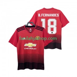 Manchester United Pelipaidat B.FERNANDES 18 2018 2019 Retro Kotipelipaita Lyhythihainen ,Miehet