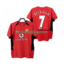 Manchester United Pelipaidat BECKHAM 7 Retro Kotipelipaita 2004 2002 Lyhythihainen ,Miehet
