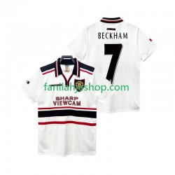 Manchester United Pelipaidat Beckham 7 Retro Vieraspelipaita 1998 1999 Lyhythihainen ,Miehet