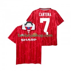 Manchester United Pelipaidat CANTONA 7 1992 Retro Kotipelipaita 1994 Lyhythihainen ,Miehet