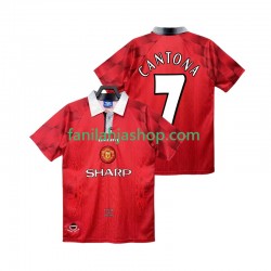 Manchester United Pelipaidat CANTONA 7 1996 1997 Retro Kotipelipaita Lyhythihainen ,Miehet