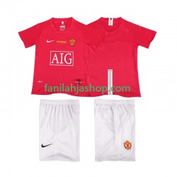 Manchester United Pelipaidat Champions League 2007 Retro Kotipelipaita 2008 Lyhythihainen ,Lapset