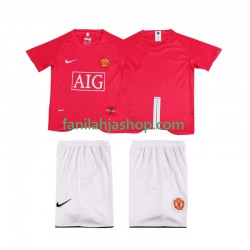 Manchester United Pelipaidat Premier League 2007 Retro Kotipelipaita 2008 Lyhythihainen ,Lapset