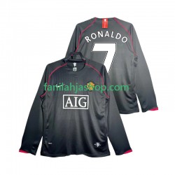 Manchester United Pelipaidat Critstiano Ronaldo 7 2007 Retro Vieraspelipaita 2008 Pitkähihainen ,Miehet