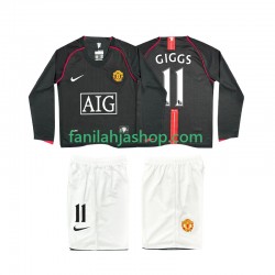 Manchester United Pelipaidat GIGGS 11 2007 Retro Vieraspelipaita 2008 Pitkähihainen ,Lapset