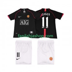 Manchester United Pelipaidat GIGGS 11 2007 Retro Vieraspelipaita 2008 Lyhythihainen ,Lapset