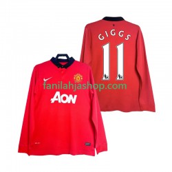 Manchester United Pelipaidat GIGGS 11 2013 2014 Retro Kotipelipaita Pitkähihainen ,Miehet