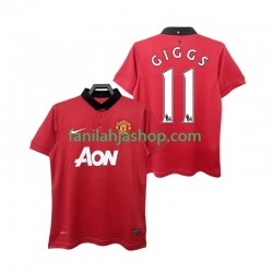 Manchester United Pelipaidat GIGGS 11 2013 2014 Retro Kotipelipaita Lyhythihainen ,Miehet