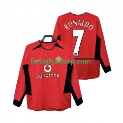 Manchester United Pelipaidat RONALDO 7 Retro Kotipelipaita 2004 2002 Pitkähihainen ,Miehet
