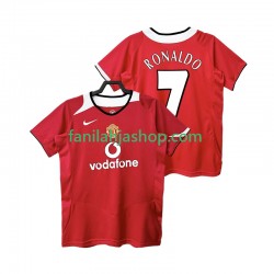 Manchester United Pelipaidat RONALDO 7 2005 Retro Kotipelipaita 2006 Lyhythihainen ,Miehet