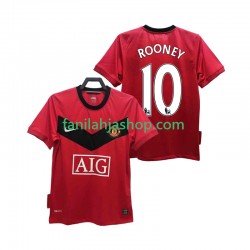 Manchester United Pelipaidat ROONEY 10 2009 Retro Kotipelipaita 2010 Lyhythihainen ,Miehet