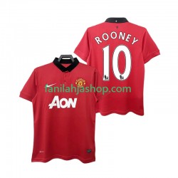 Manchester United Pelipaidat ROONEY 10 2013 2014 Retro Kotipelipaita Lyhythihainen ,Miehet