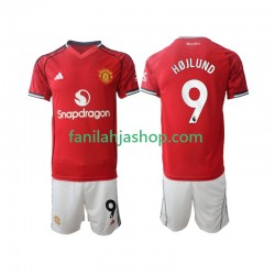 Manchester United Pelipaidat Rasmus Hojlund 9 Kotipelipaita 2025-2026 Lyhythihainen ,Lapset