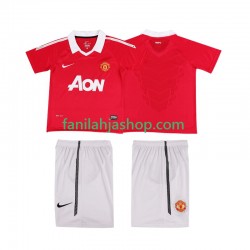 Manchester United Pelipaidat Retro Kotipelipaita 2011 2010 Lyhythihainen ,Lapset