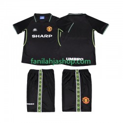 Manchester United Pelipaidat Retro Kolmaspelipaita 1998 1999 Lyhythihainen ,Lapset