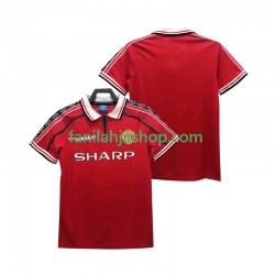 Manchester United Pelipaidat Retro Kotipelipaita 1998 1999 Lyhythihainen ,Miehet